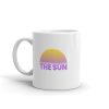 AFTER THE GREATEST CLOUDS, THE SUN White glossy mug