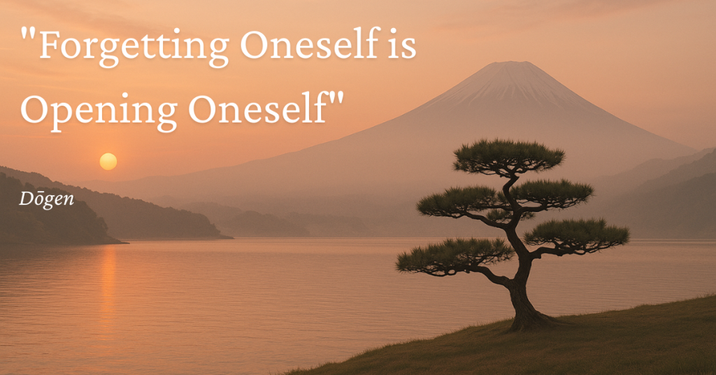 “Forgetting Oneself is Opening Oneself” – Quote Meaning Explained