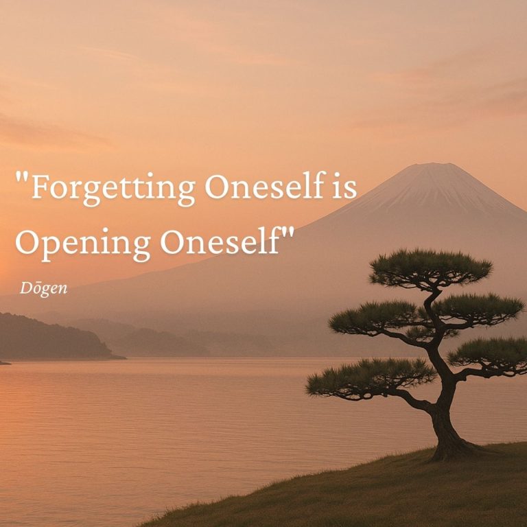 Forgetting Oneself is Opening Oneself